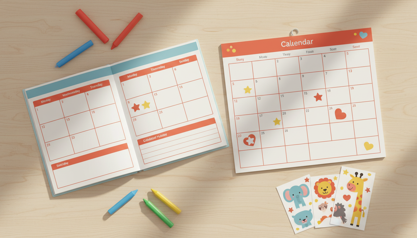 Schulplaner drucken & Kinderkalender individuell gestalten